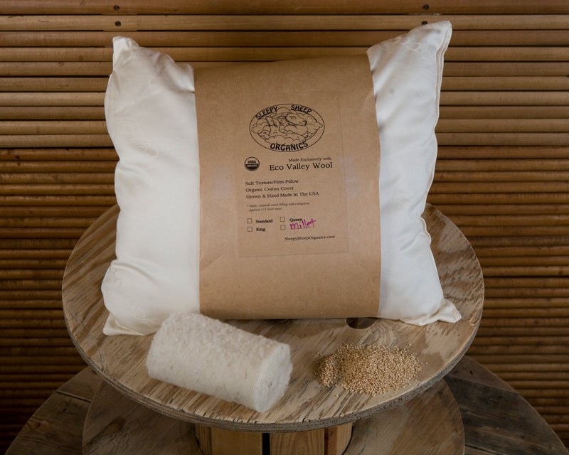 Eco Valley Wool Throw Pillow